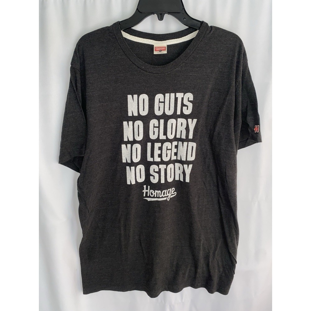 Homage No Guts Glory Legend Story T Shirt‎ XL